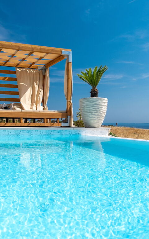 Villa Steropa: all'aperto, Balcone / Terrazza / Patio, Piscina