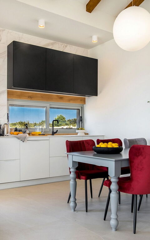 Villa Kelena: Cucina, Sala da pranzo