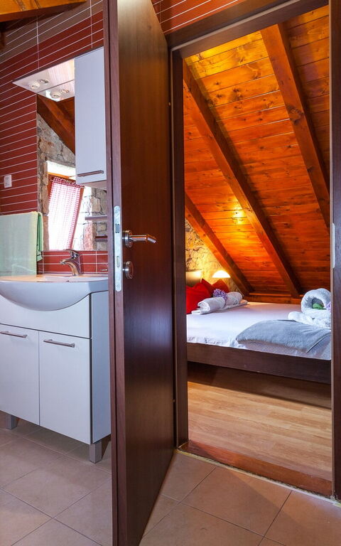 Villa Azurit: Bagno, Camera da letto