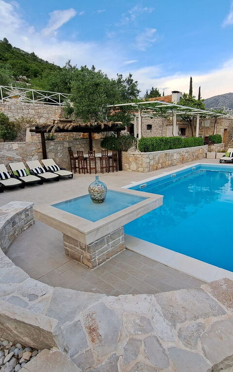 Villa Azurit: Balcone / Terrazza / Patio, Esterni, Piscina