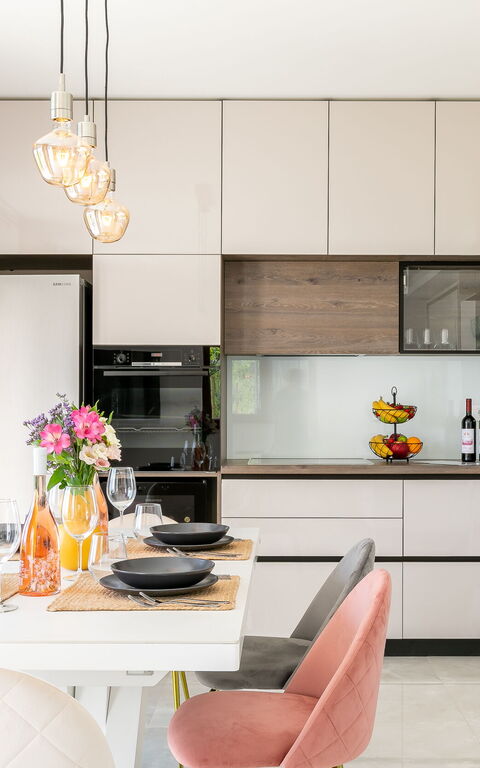 Villa Spectrum: Cucina, Sala da pranzo