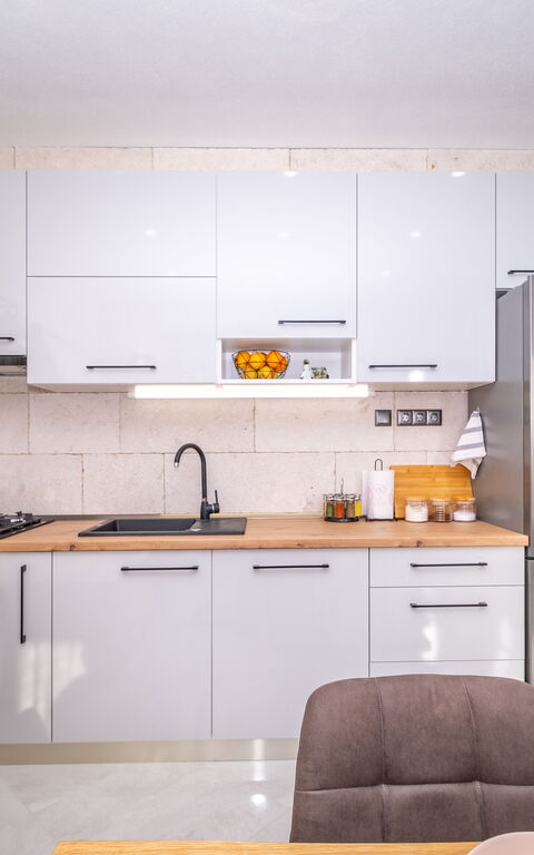 Villa Diana: Cucina, Sala da pranzo