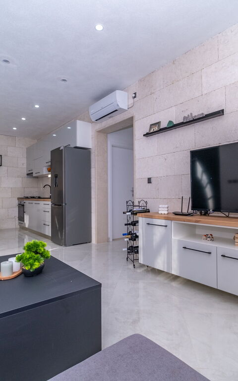 Villa Diana: Cucina, Soggiorno