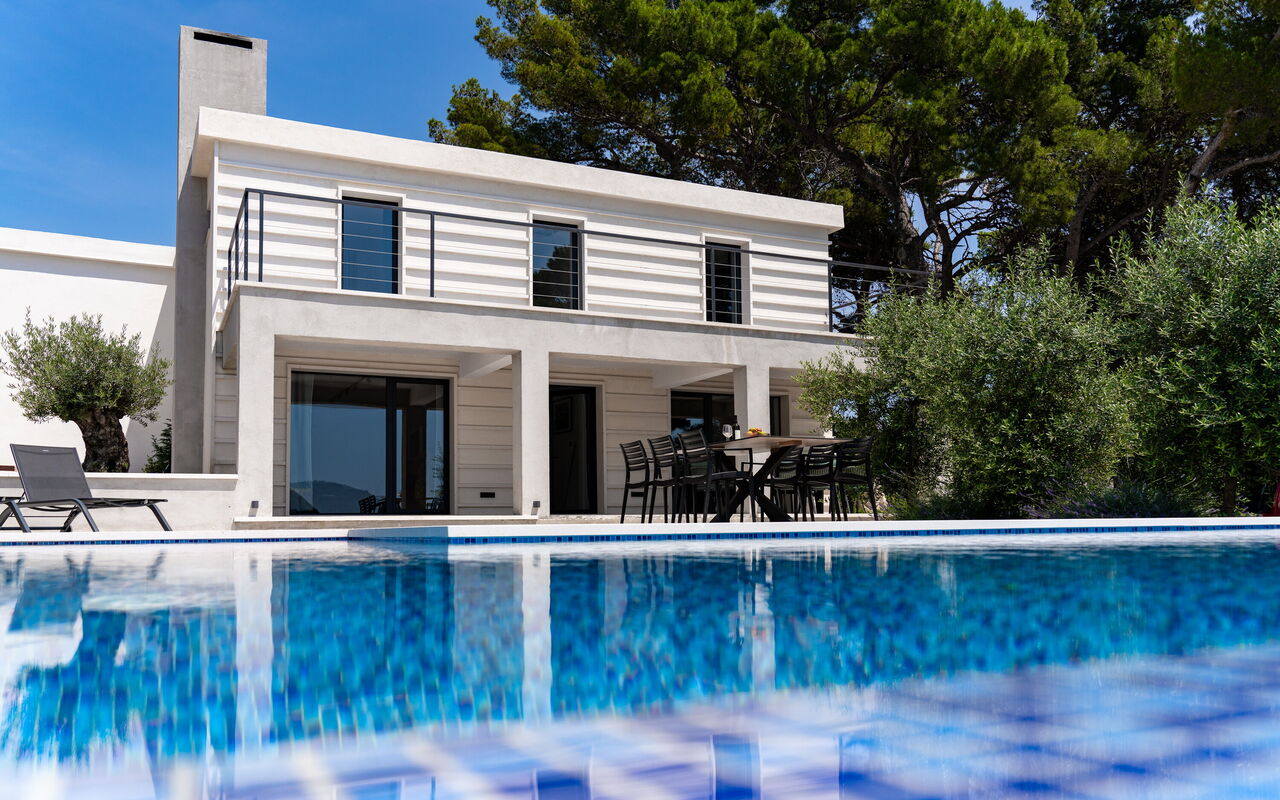 Villa Cosmic: Balcone / Terrazza / Patio, Esterni, Piscina