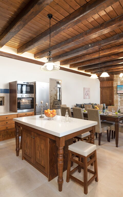 Villa Kois: Cucina, Sala da pranzo, Soggiorno