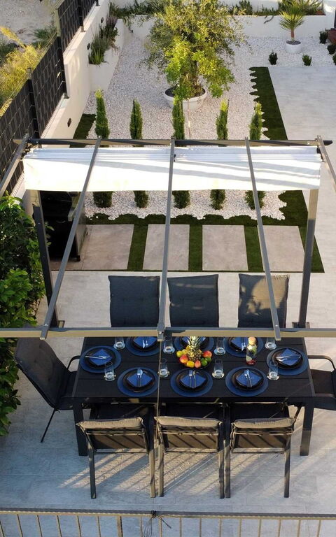 Villa Nikta: all'aperto, Balcone / Terrazza / Patio