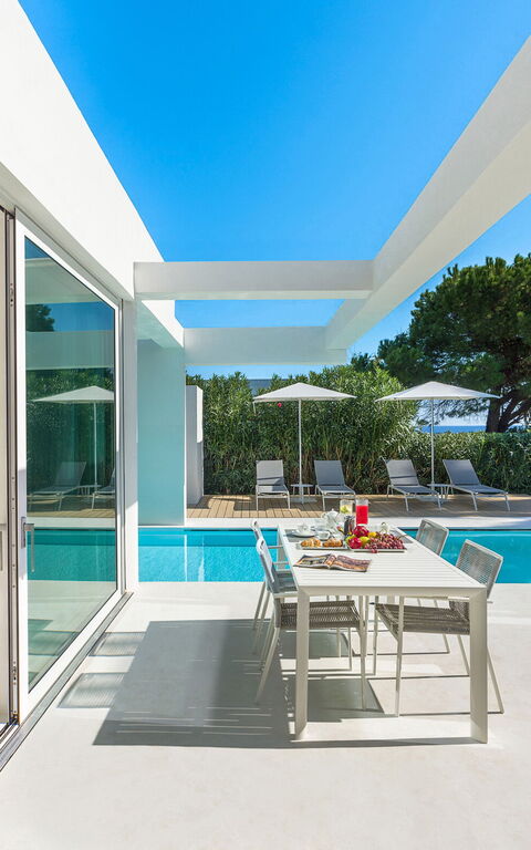 Villa Gadir: all'aperto, Balcone / Terrazza / Patio, Cibo, Esterni, Piscina