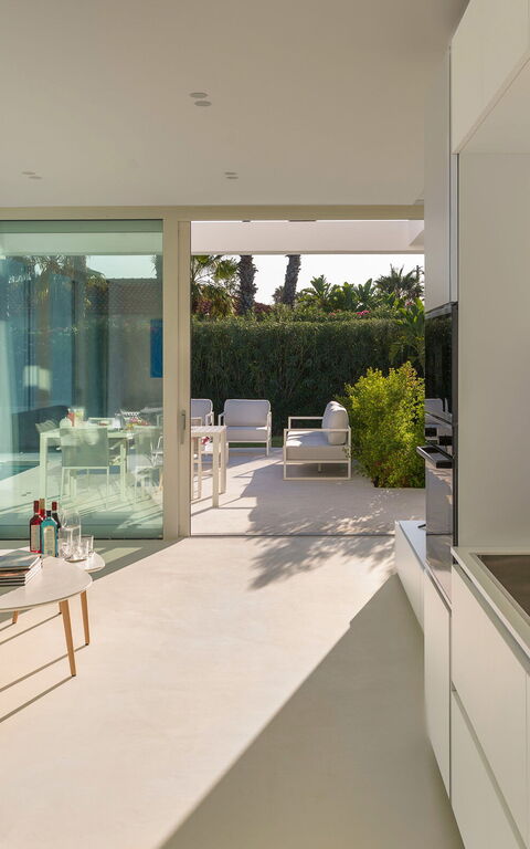 Villa Gadir: Cucina, Soggiorno