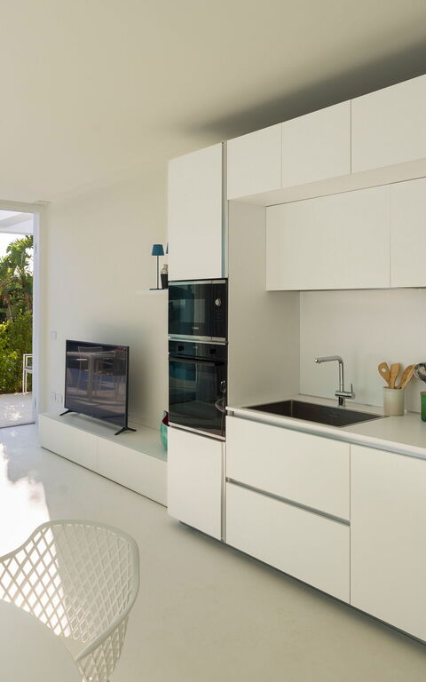 Villa Gadir: Cucina, Sala da pranzo, Soggiorno