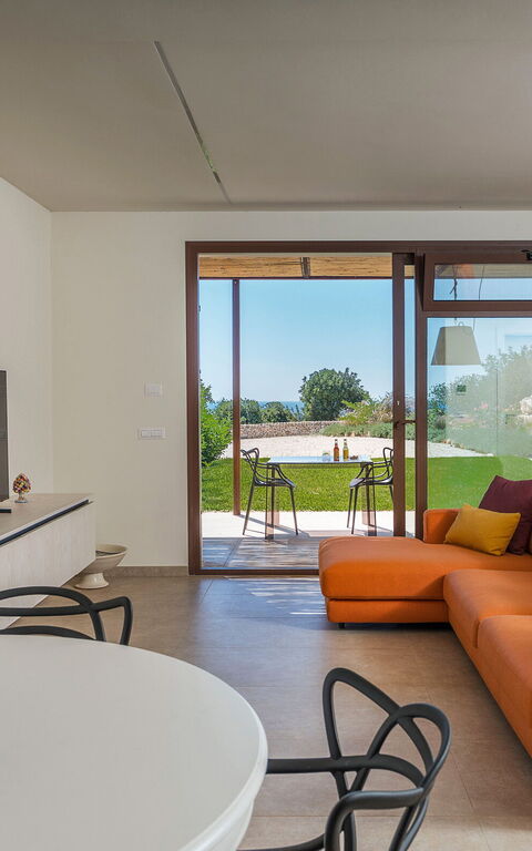 Gelso Bianco: Cucina, Soggiorno