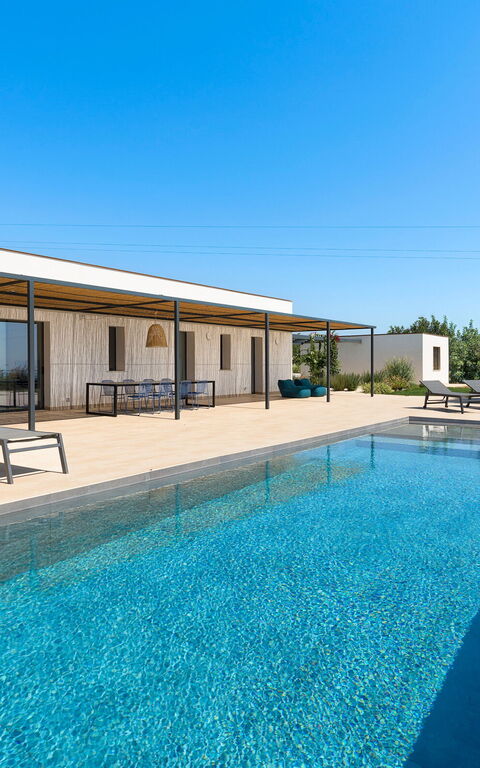 Villa Passo Salina: Giardino, Piscina