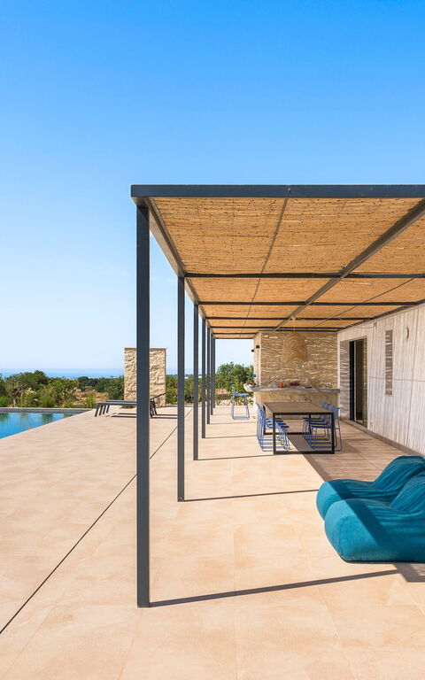 Villa Passo Salina: Balcone / Terrazza / Patio, Piscina