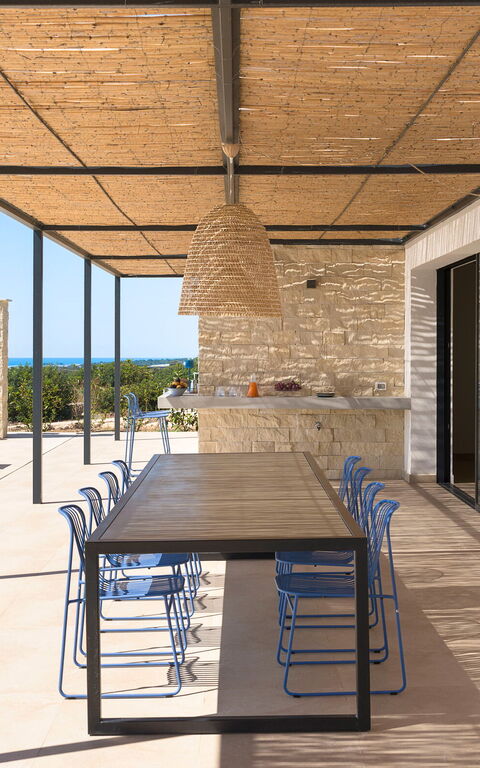 Villa Passo Salina: Balcone / Terrazza / Patio, Piscina