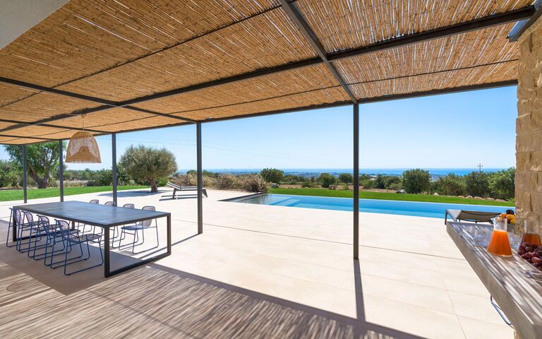 Villa Passo Salina: Balcone / Terrazza / Patio, Piscina