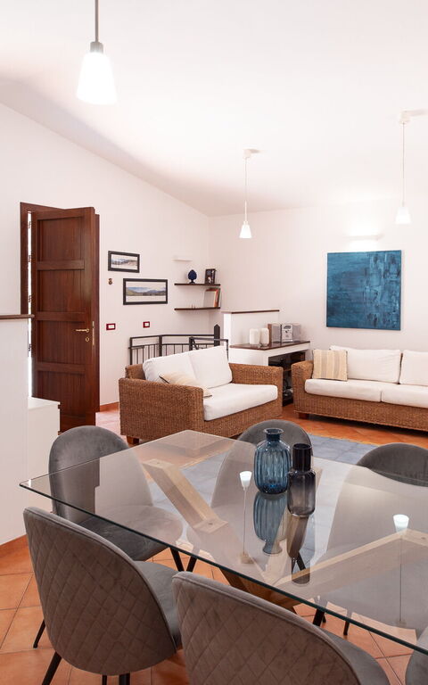 Villa Petra: Cucina, Sala da pranzo, Soggiorno