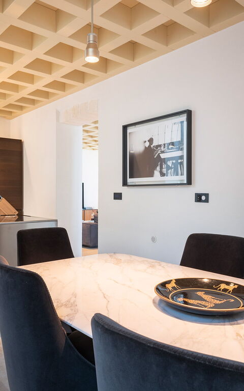 Villa Il Faro: Cucina, Sala da pranzo