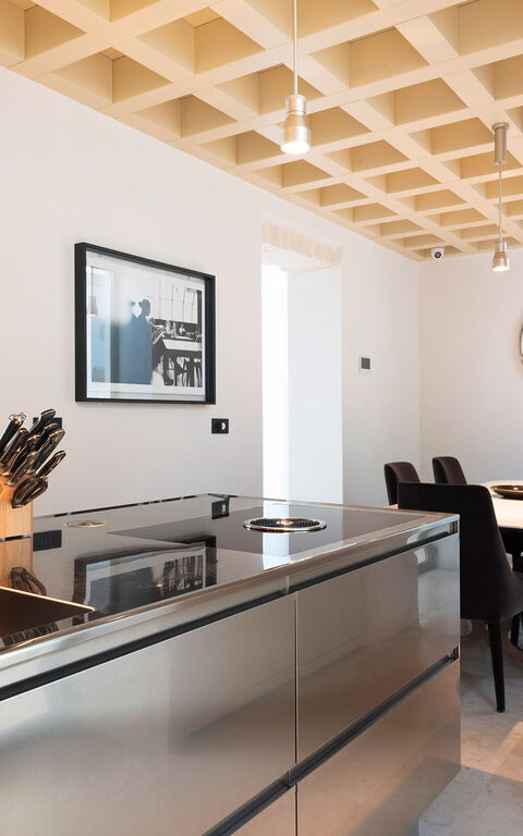 Villa Il Faro: Cucina, Sala da pranzo