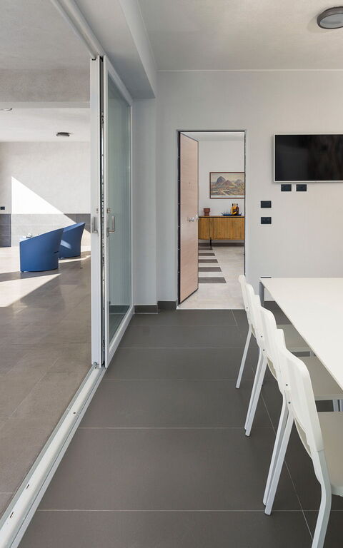 Villa Giglio Di Mare: Cucina, Sala da pranzo