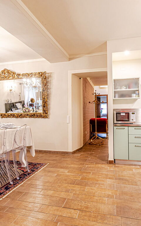 Chateau La Siroque: Cucina, Sala da pranzo