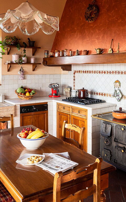 Villa Colle Di Sotto: Cucina, Sala da pranzo