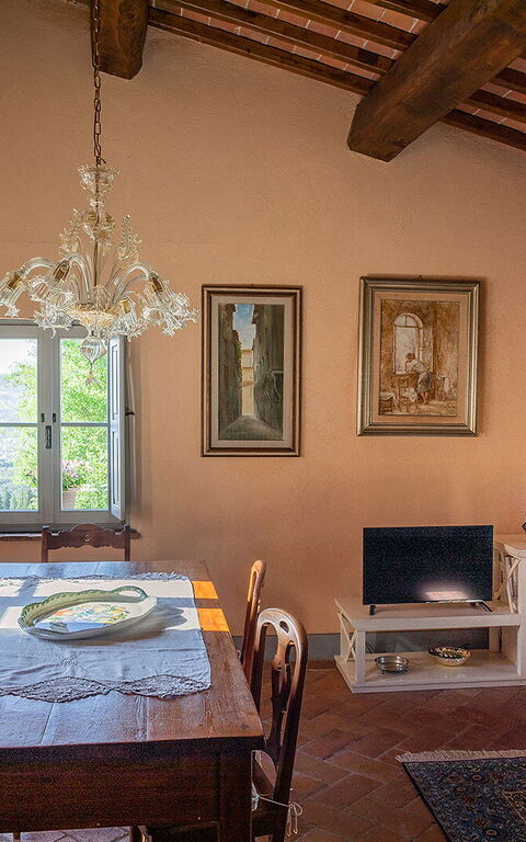 Villa Colle Di Sotto: Sala da pranzo, Soggiorno