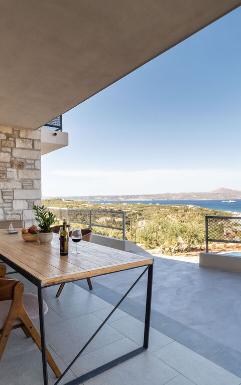 Villa Falcos: all'aperto, Balcone / Terrazza / Patio, Esterni, Vista Panoramica