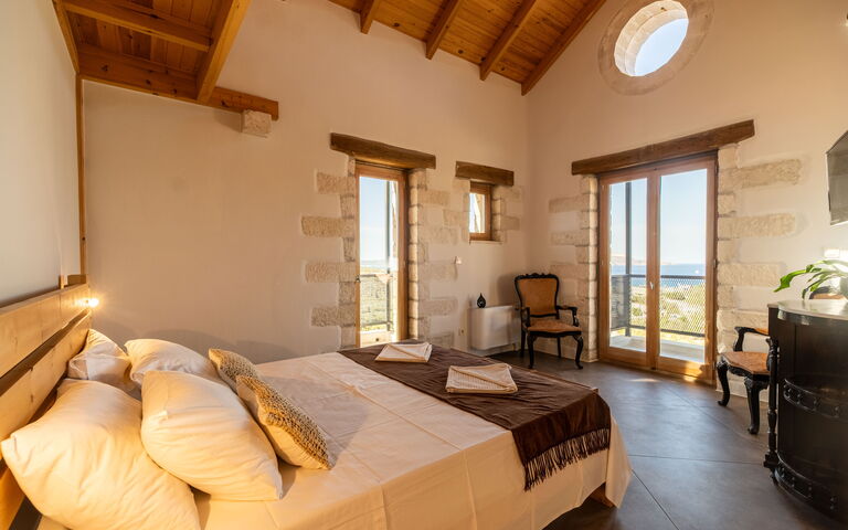 Villa Falcos: Camera da letto