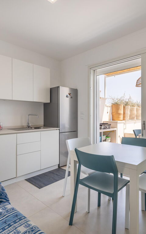 Marinaia Gran Vista Mare: Cucina, Sala da pranzo, Soggiorno