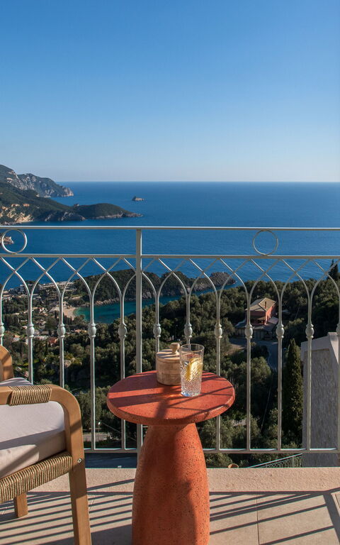 Villa Thea Mare Levantes: Balcone / Terrazza / Patio, Vista Panoramica
