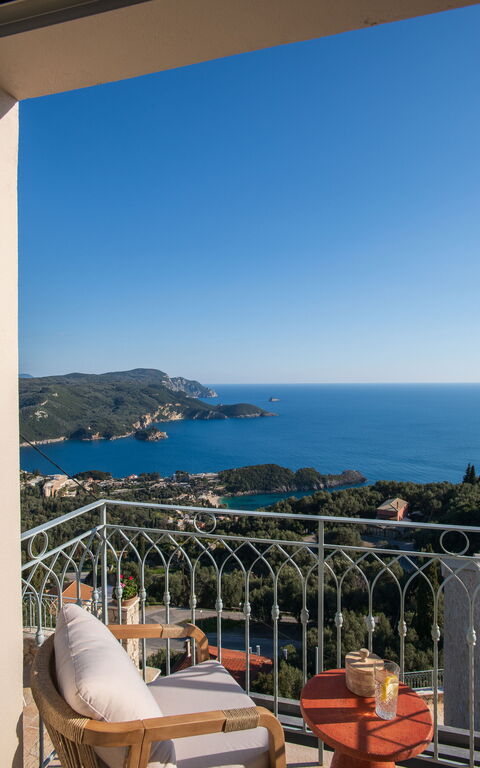 Villa Thea Mare Levantes: Balcone / Terrazza / Patio, Vista Panoramica