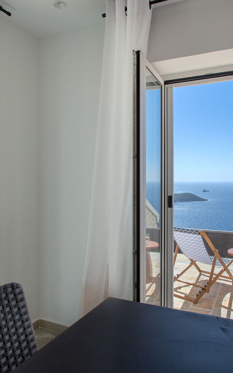 Villa Thea Mare Levantes: Cucina, Sala da pranzo, Vista Panoramica