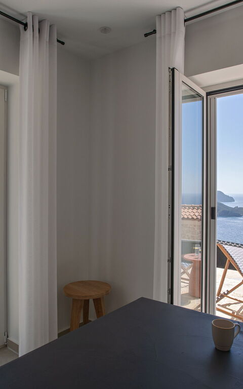 Villa Thea Mare Levantes: Cucina, Sala da pranzo, Vista Panoramica