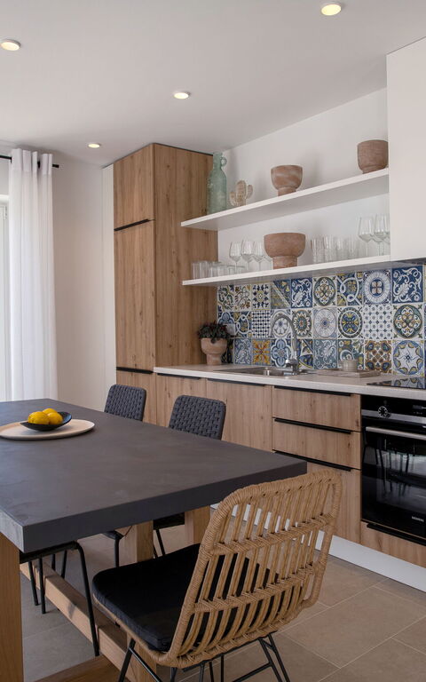 Villa Thea Mare Maistro: Cucina, Sala da pranzo