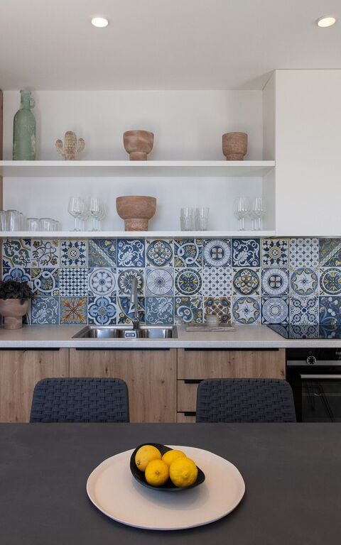 Villa Thea Mare Maistro: Cucina, Sala da pranzo