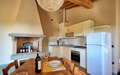 Alloggio Torre 1: Cucina, Sala da pranzo