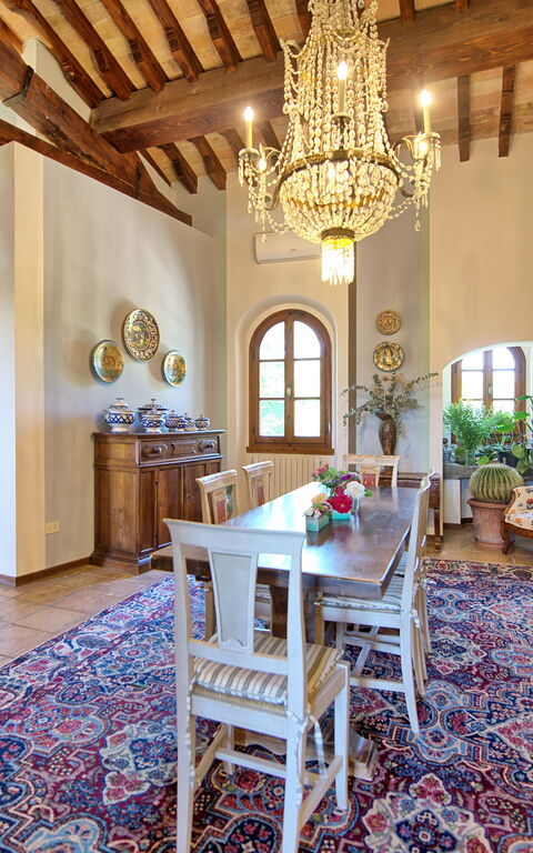 Villa Casciani: Sala da pranzo, Soggiorno