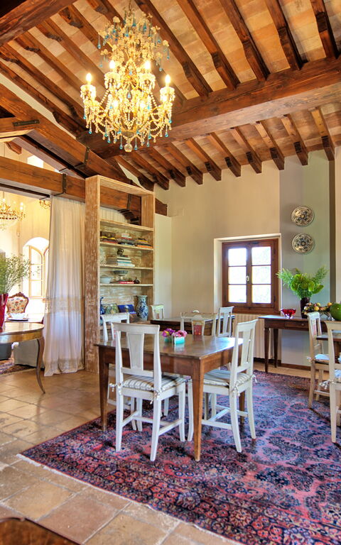 Villa Casciani: Sala da pranzo, Soggiorno