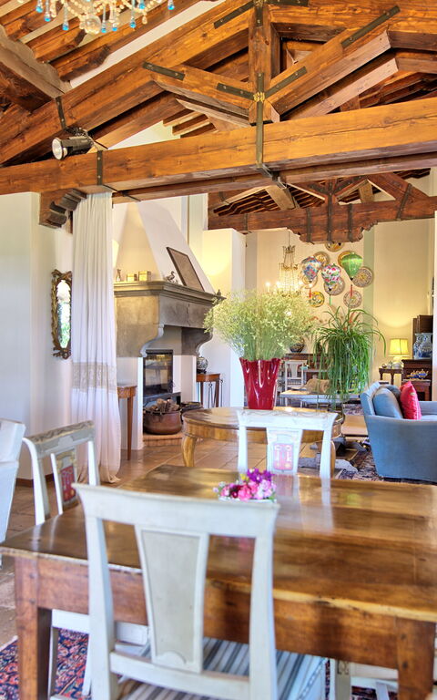 Villa Casciani: Sala da pranzo, Soggiorno