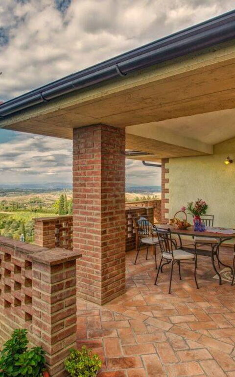 Leccino: all'aperto, Balcone / Terrazza / Patio, Esterni, Vista Panoramica