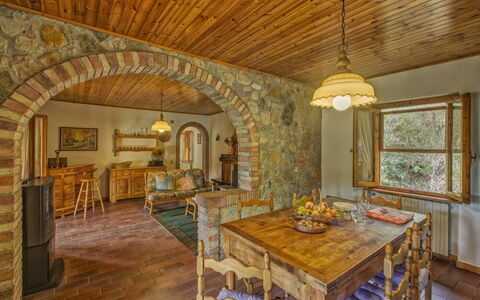 Alloggio Leccino 1: Cucina, Sala da pranzo