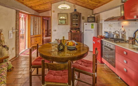 Alloggio Leccino 4: Cucina, Sala da pranzo