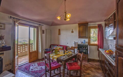 Alloggio Leccino 5: Cucina, Sala da pranzo