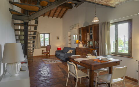 Alloggio Cilindro: Sala da pranzo, Soggiorno