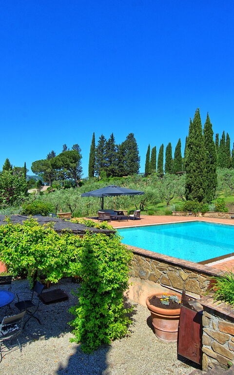 Villa Barbarella: all'aperto, Balcone / Terrazza / Patio, Giardino, Piscina, Vista Panoramica