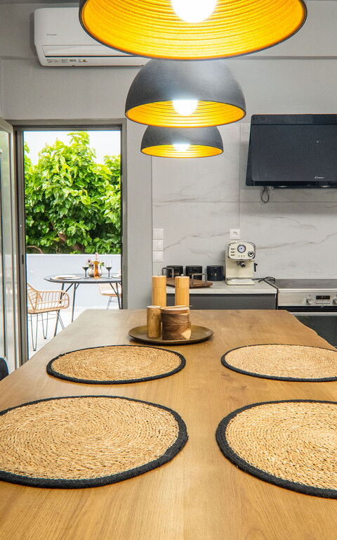 Villa Katrina: Cucina, Sala da pranzo