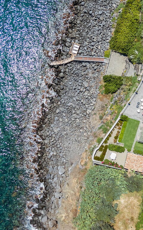 Villa Acqua Marina: Giardino, Piscina, Vista Panoramica