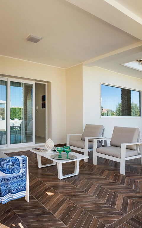 Villa Dilecta: all'aperto, Balcone / Terrazza / Patio, Esterni