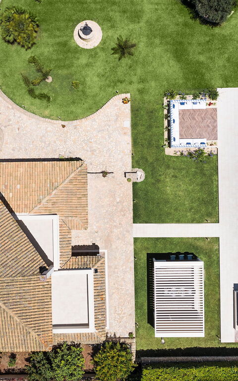 Villa Dilecta: Piscina, Vista Panoramica