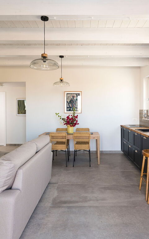 Villa Paolina: Cucina, Soggiorno