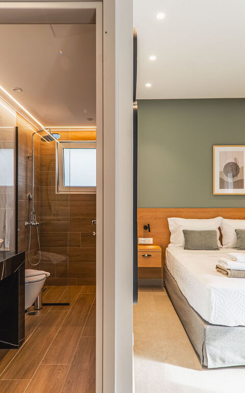 Villa Serenity: Bagno, Camera da letto